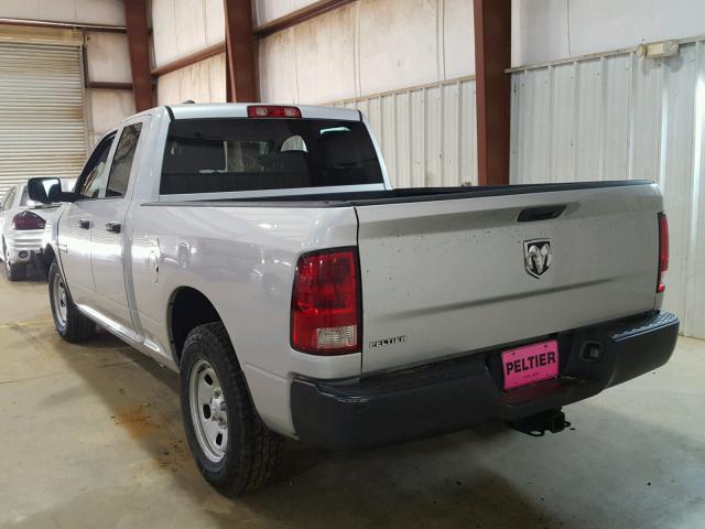 1C6RR6FT9DS707617 - 2013 RAM 1500 ST SILVER photo 3