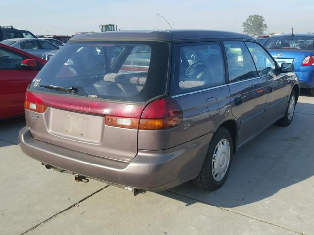 4S3BK6359S6359697 - 1995 SUBARU LEGACY L/O BROWN photo 4