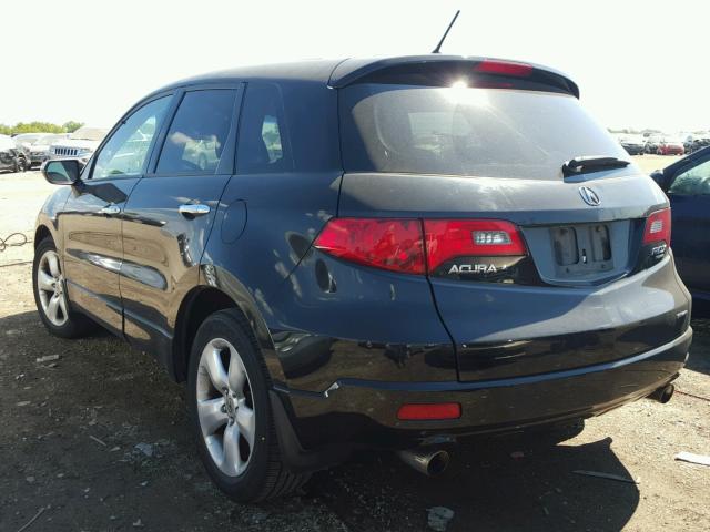 5J8TB18289A006284 - 2009 ACURA RDX BLACK photo 3