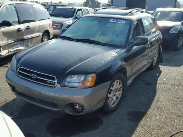 4S3BH806717669413 - 2001 SUBARU LEGACY OUT BLACK photo 2