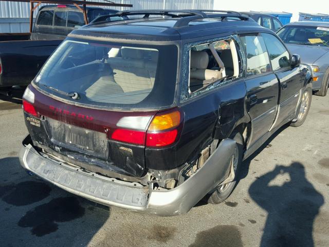 4S3BH806717669413 - 2001 SUBARU LEGACY OUT BLACK photo 4