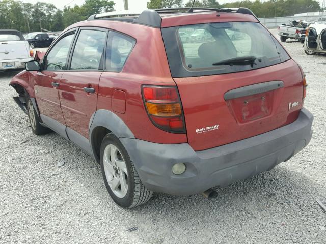 5Y2SL62873Z471682 - 2003 PONTIAC VIBE RED photo 3