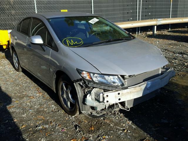 19XFB2F53DE208065 - 2013 HONDA CIVIC SILVER photo 1