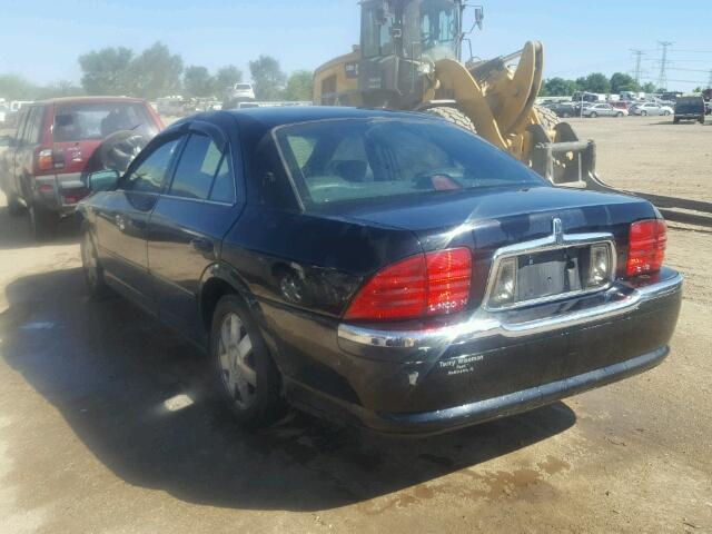 1LNHM87A32Y684059 - 2002 LINCOLN LS BLACK photo 3