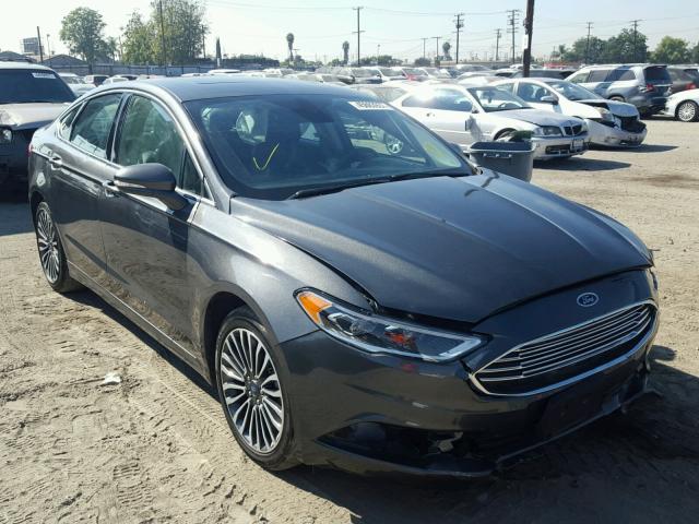 3FA6P0K99HR158680 - 2017 FORD FUSION GRAY photo 1