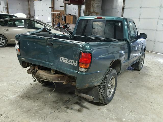 4F4YR12C4XTM01802 - 1999 MAZDA B2500 GREEN photo 4