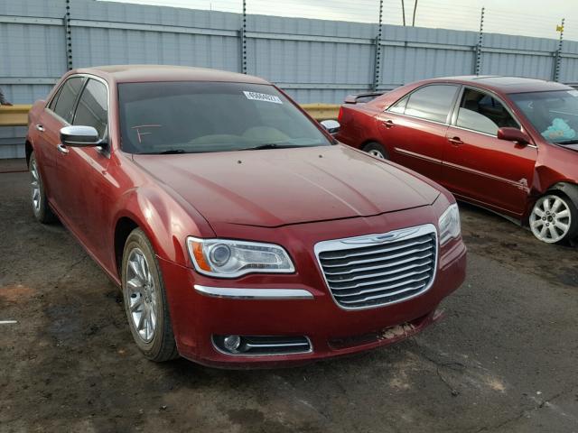 2C3CCAEG1DH606333 - 2013 CHRYSLER 300C RED photo 1