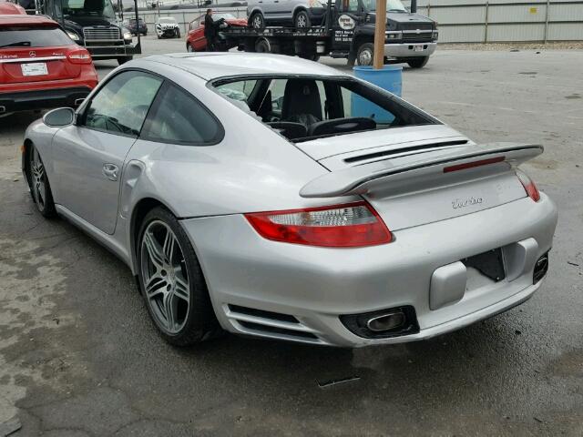 WP0AD29907S785074 - 2007 PORSCHE 911 SILVER photo 3