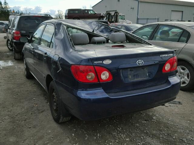 2T1BR32E76C571573 - 2006 TOYOTA COROLLA CE BLUE photo 3