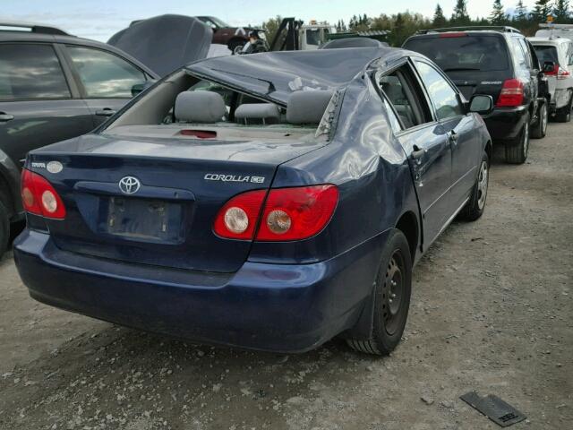 2T1BR32E76C571573 - 2006 TOYOTA COROLLA CE BLUE photo 4