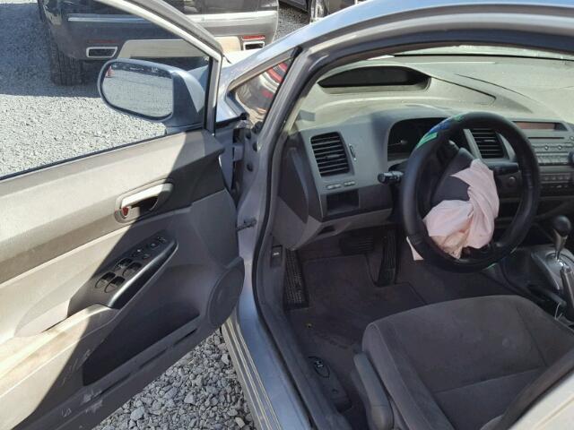 2HGFA16507H313556 - 2007 HONDA CIVIC SILVER photo 9