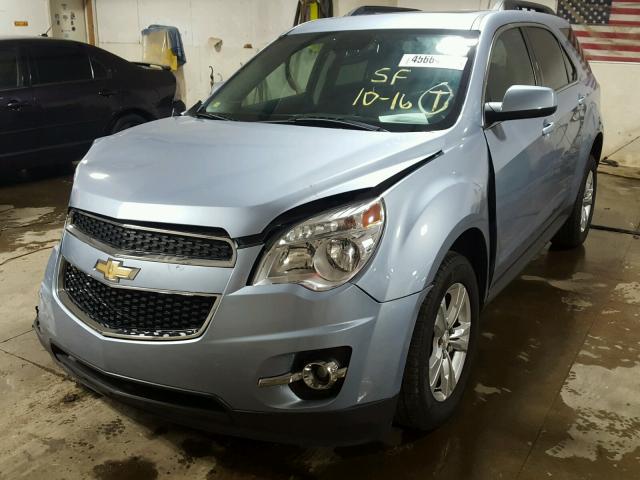 2GNFLGEK2F6177354 - 2015 CHEVROLET EQUINOX LT BLUE photo 2