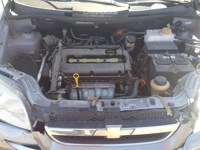 KL1TD5DE1AB099722 - 2010 CHEVROLET AVEO LS GRAY photo 7