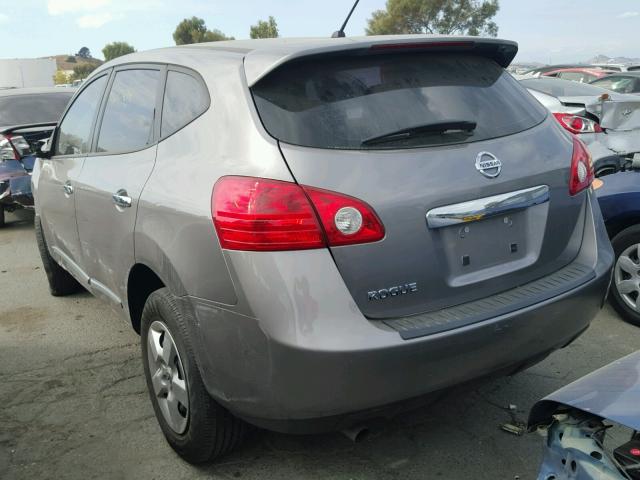 JN8AS5MT9DW041833 - 2013 NISSAN ROGUE S GRAY photo 3