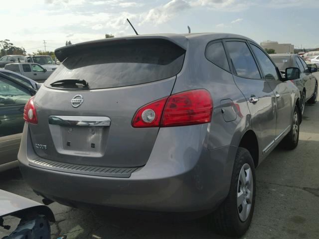 JN8AS5MT9DW041833 - 2013 NISSAN ROGUE S GRAY photo 4