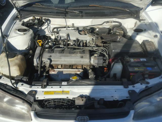 1Y1SK5263VZ439967 - 1997 GEO PRIZM BASE WHITE photo 7