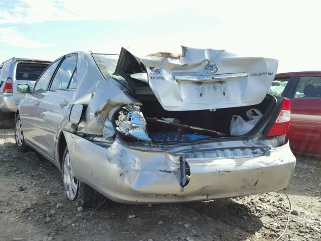 4T1BE32K12U630899 - 2002 TOYOTA CAMRY LE SILVER photo 3