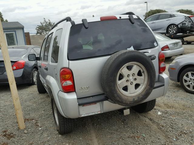 1J4GL58K82W346266 - 2002 JEEP LIBERTY LI SILVER photo 3