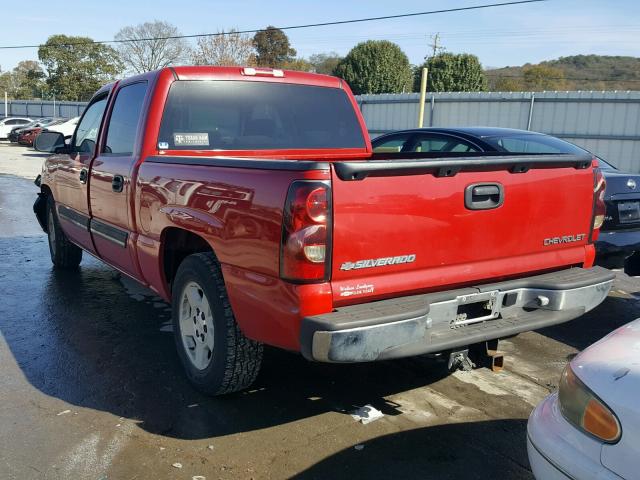 2GCEC13TX51397978 - 2005 CHEVROLET SILVERADO RED photo 3