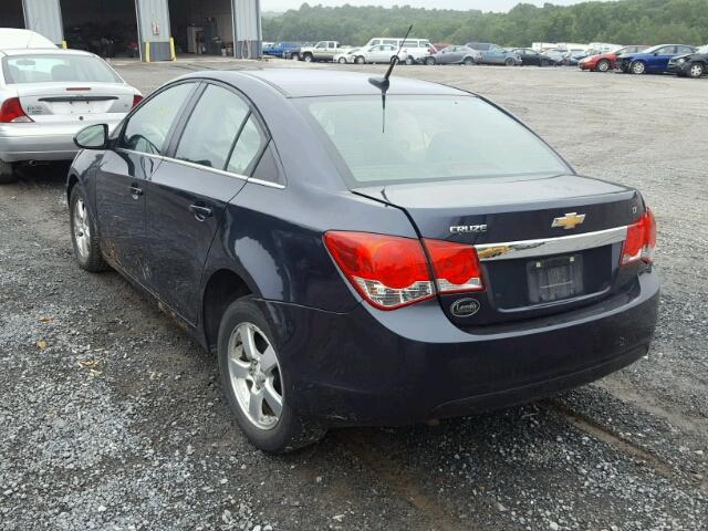 1G1PC5SB1E7163569 - 2014 CHEVROLET CRUZE LT BLUE photo 3