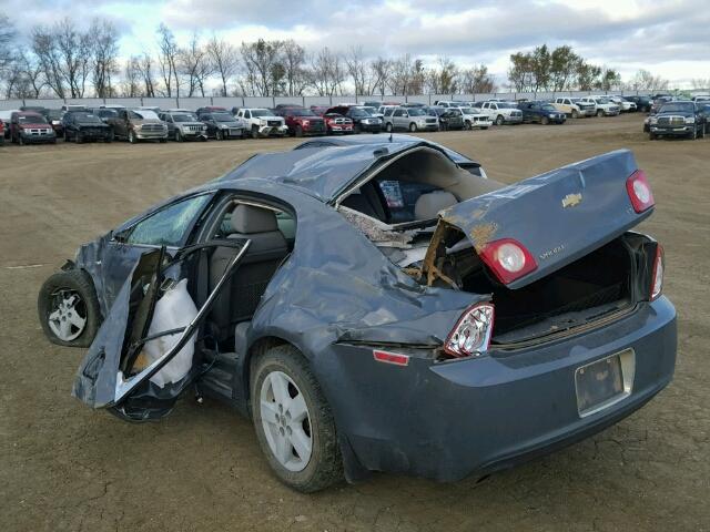 1G1ZG57B584203633 - 2008 CHEVROLET MALIBU LS BLUE photo 3