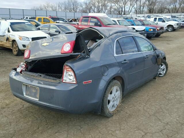 1G1ZG57B584203633 - 2008 CHEVROLET MALIBU LS 蓝色 照片 4