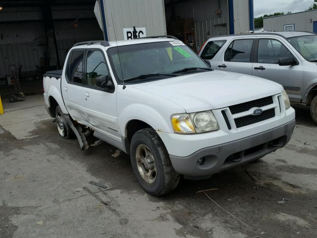 1FMZU77E81UA77047 - 2001 FORD EXPLORER S WHITE photo 1