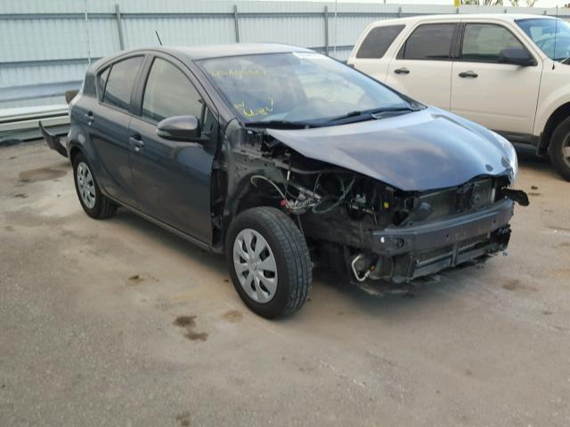 JTDKDTB39C1517785 - 2012 TOYOTA PRIUS C GRAY photo 1