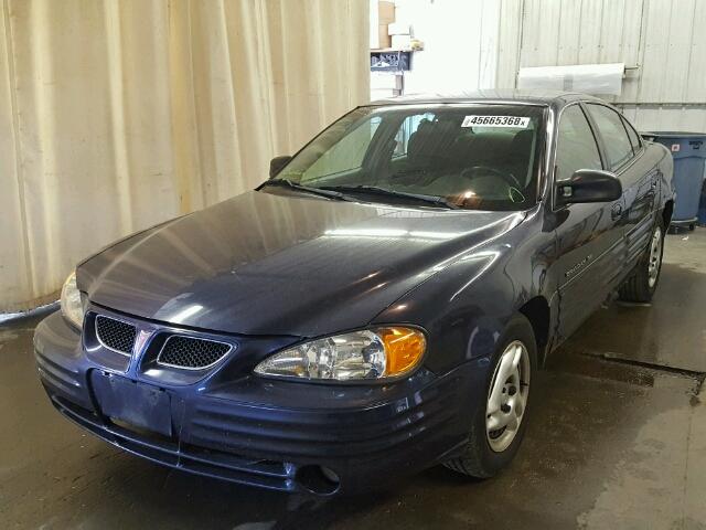 1G2NE52T81M530369 - 2001 PONTIAC GRAND AM S 蓝色 照片 2