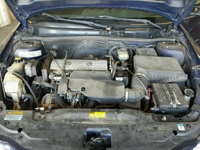 1G2NE52T81M530369 - 2001 PONTIAC GRAND AM S 蓝色 照片 7