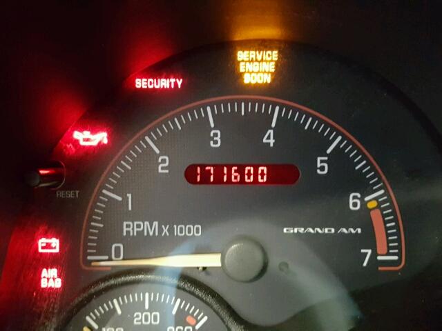 1G2NE52T81M530369 - 2001 PONTIAC GRAND AM S 蓝色 照片 8