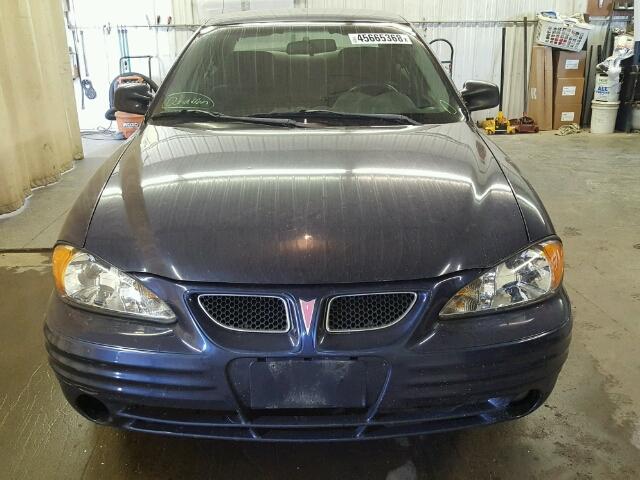 1G2NE52T81M530369 - 2001 PONTIAC GRAND AM S 蓝色 照片 9