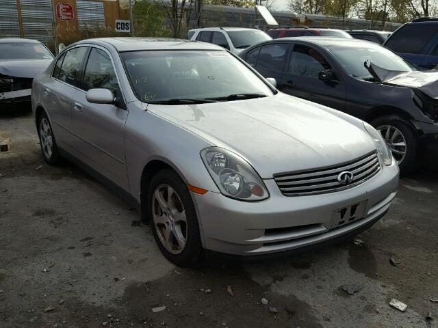 JNKCV51F74M717619 - 2004 INFINITI G35 SILVER photo 1