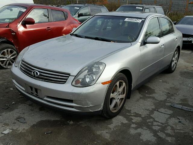 JNKCV51F74M717619 - 2004 INFINITI G35 SILVER photo 2