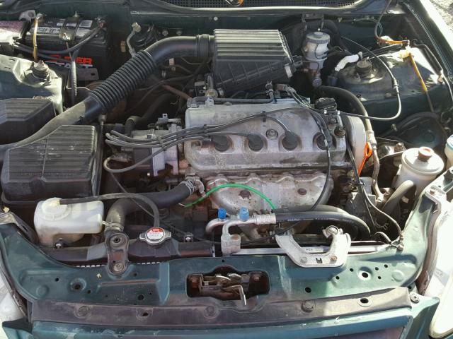 2HGEJ6618YH522065 - 2000 HONDA CIVIC GREEN photo 7