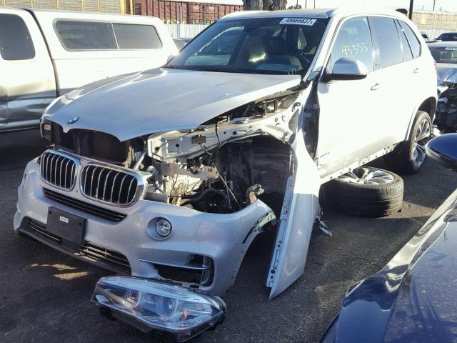 5UXKR2C57F0H38552 - 2015 BMW X5 SDRIVE3 SILVER photo 2