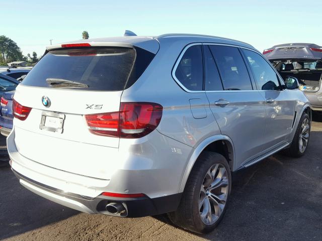 5UXKR2C57F0H38552 - 2015 BMW X5 SDRIVE3 SILVER photo 4