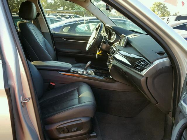 5UXKR2C57F0H38552 - 2015 BMW X5 SDRIVE3 SILVER photo 5