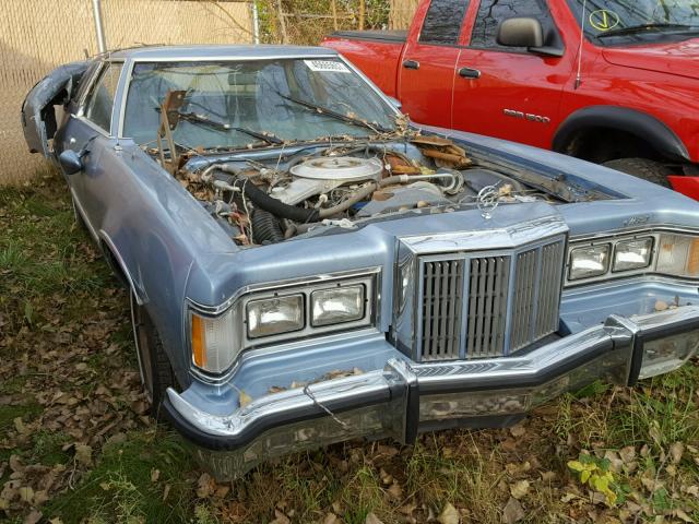 9H93F755911 - 1979 MERCURY COUGAR BLUE photo 1