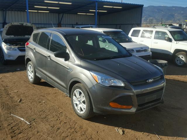 1FMCU0F73FUC79401 - 2015 FORD ESCAPE S GRAY photo 1