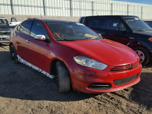 1C3CDFAA0ED916676 - 2014 DODGE DART SE RED photo 1