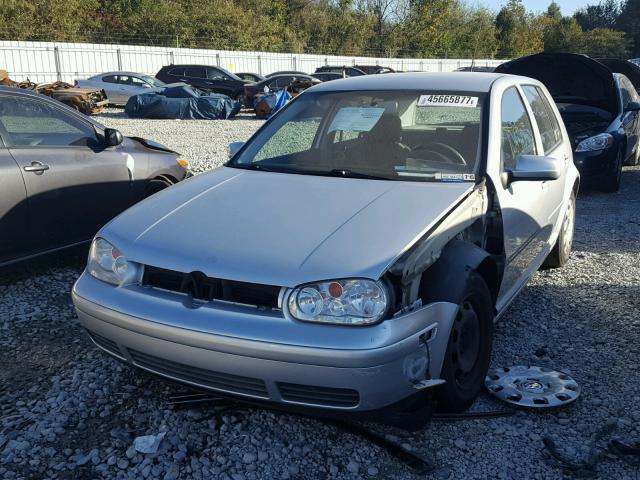 9BWFL61J664000104 - 2006 VOLKSWAGEN GOLF SILVER photo 2