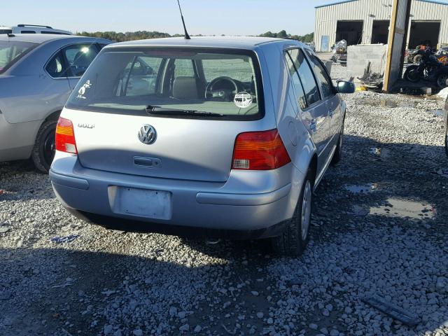 9BWFL61J664000104 - 2006 VOLKSWAGEN GOLF SILVER photo 4