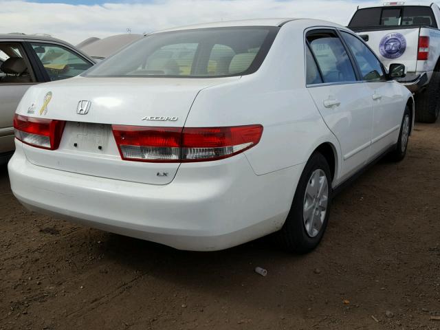 3HGCM56323G705495 - 2003 HONDA ACCORD WHITE photo 4