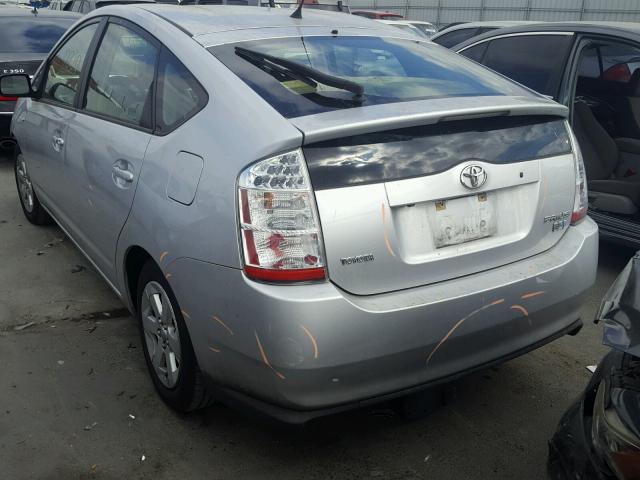 JTDKB20U183350393 - 2008 TOYOTA PRIUS SILVER photo 3