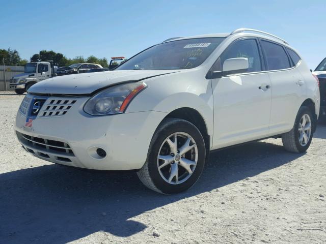 JN8AS58T99W045494 - 2009 NISSAN ROGUE S WHITE photo 2