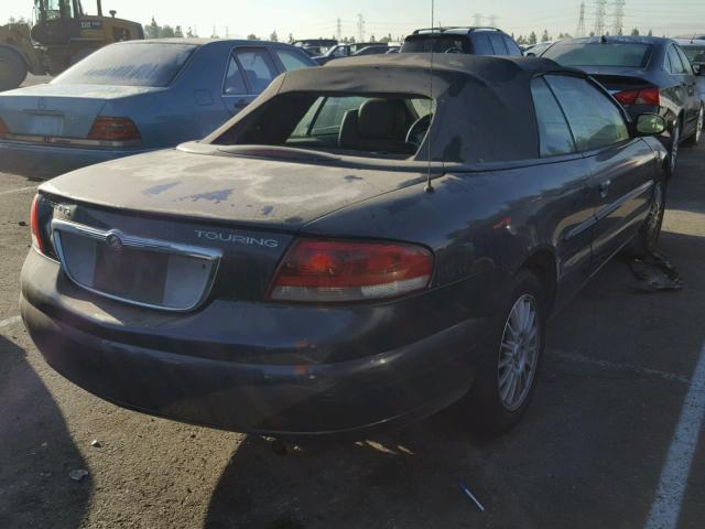 1C3EL55R24N385270 - 2004 CHRYSLER SEBRING LX BLUE photo 4