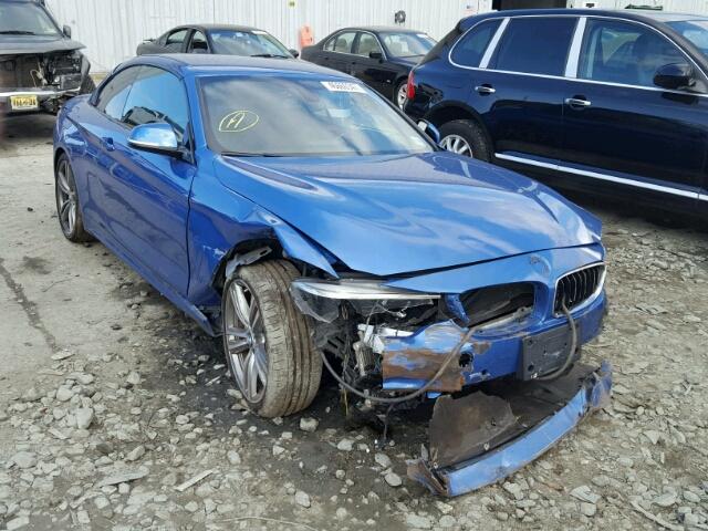 WBA3T3C54EP737145 - 2014 BMW 435 I BLUE photo 1