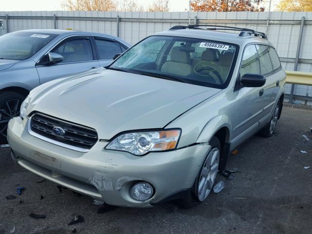 4S4BP61C667305613 - 2006 SUBARU LEGACY GREEN photo 2