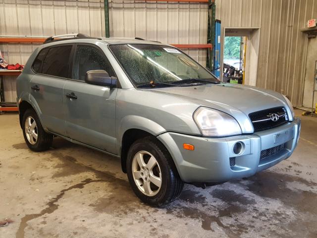 KM8JM12B95U185027 - 2005 HYUNDAI TUCSON GL BLUE photo 1